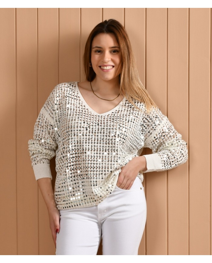 Camisola com Lantejoulas