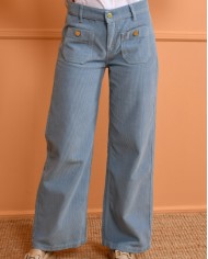 Calças de bombazine