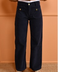 Calças de bombazine